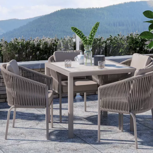 Идеи зонирования сада с помощью уличной мебели