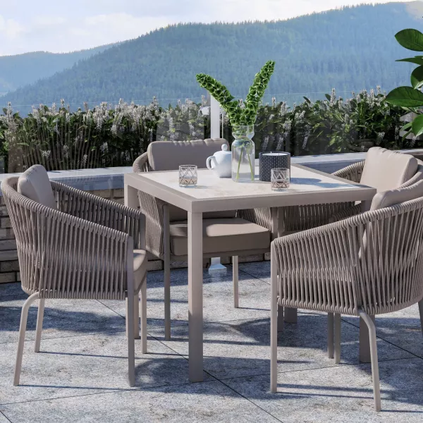 Идеи зонирования сада с помощью уличной мебели