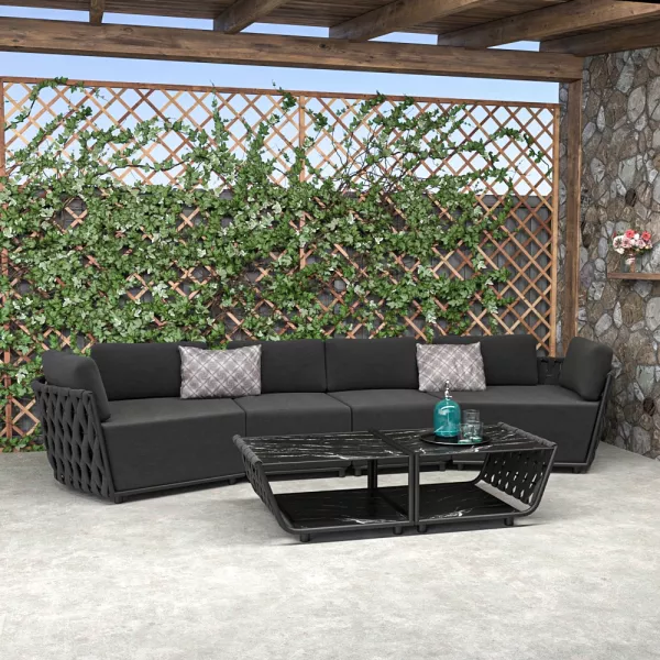 Модульные диваны для террасы: гибкость, комфорт и бесконечные возможности трансформации