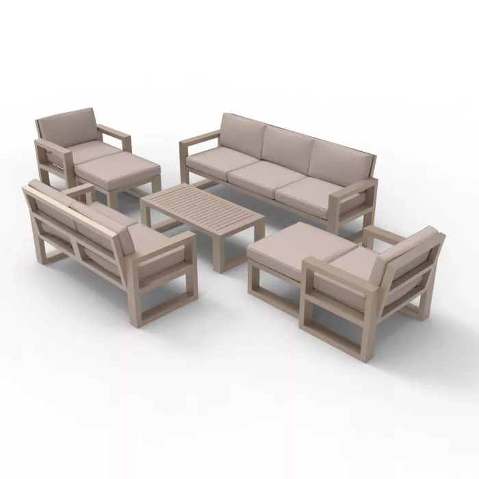 Комплект Медисон 2 дивана, 2 кресла и стол №1