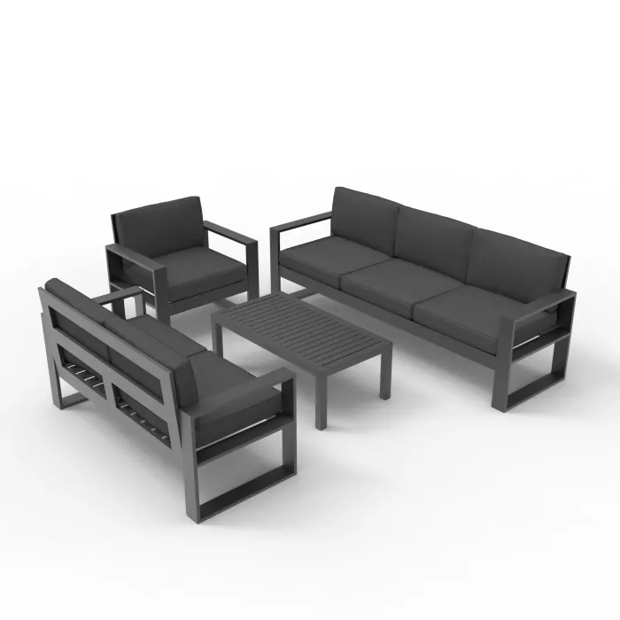 Комплект Софт 2 дивана, кресло и стол №1
