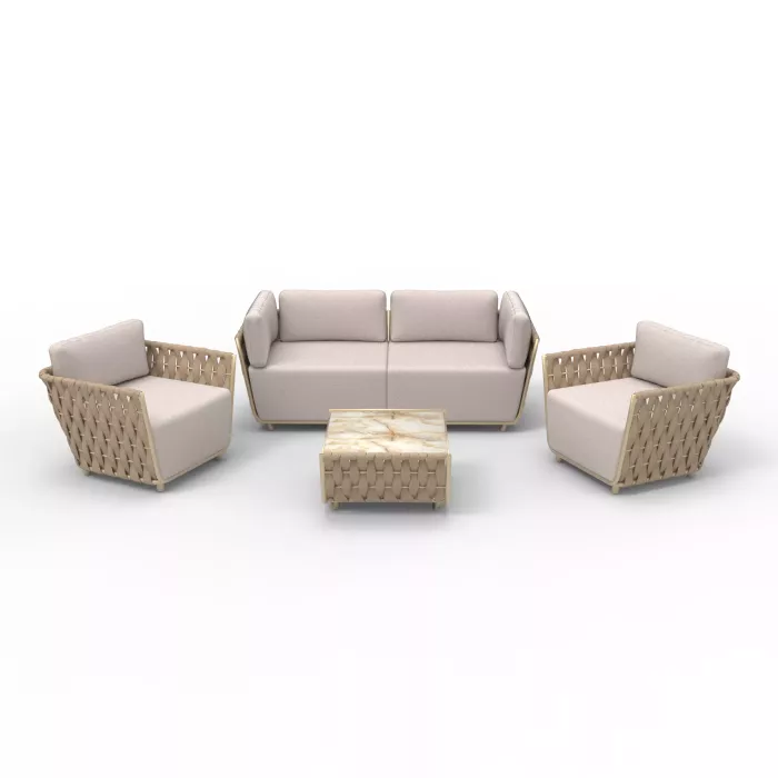 Комплект Модена диван, 2 кресла и стол №1